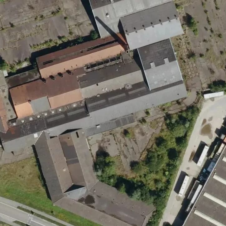 Verlaten Dakpannen Fabriek
